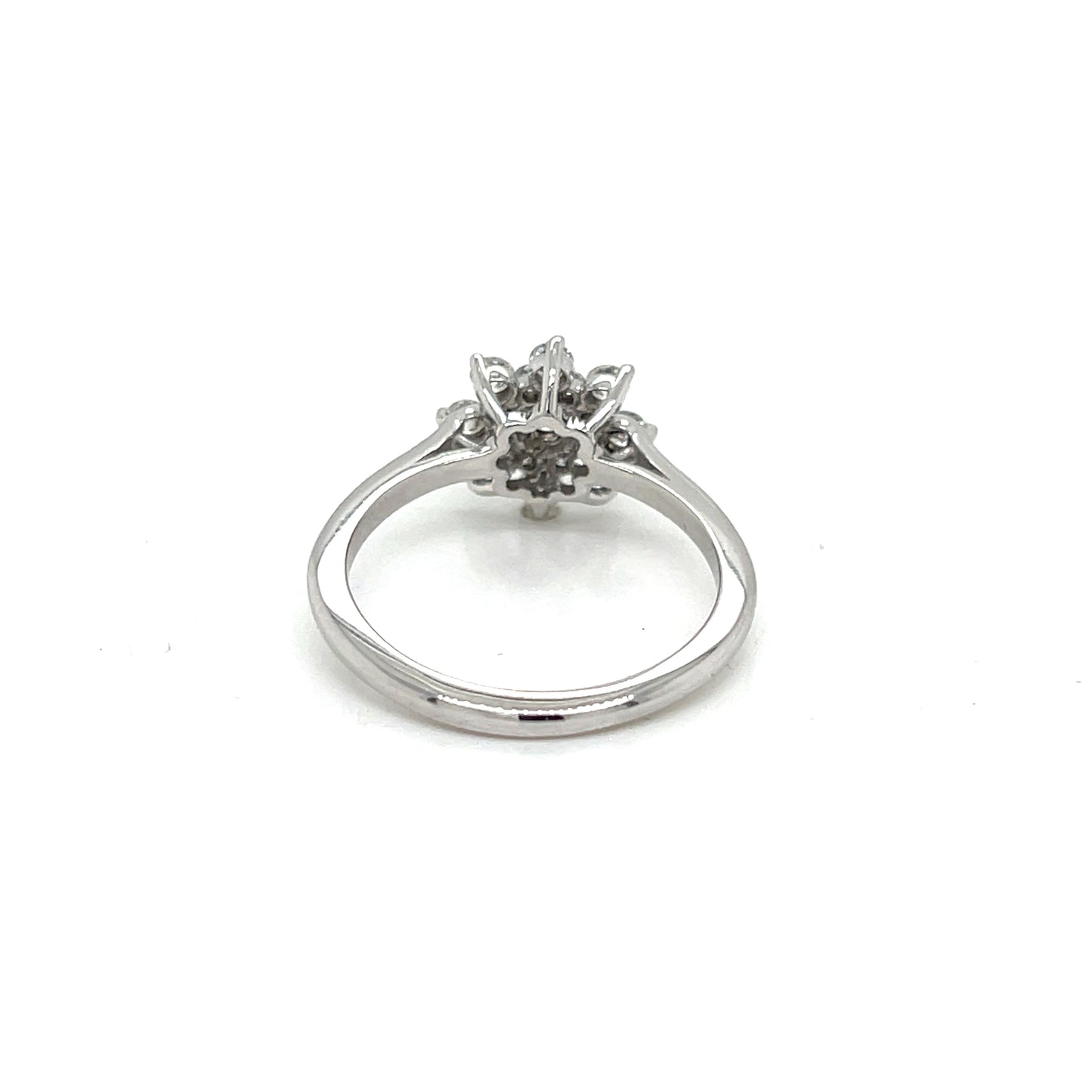 Beautiful Cluster Natural Diamond Ring - FlawlessCarat