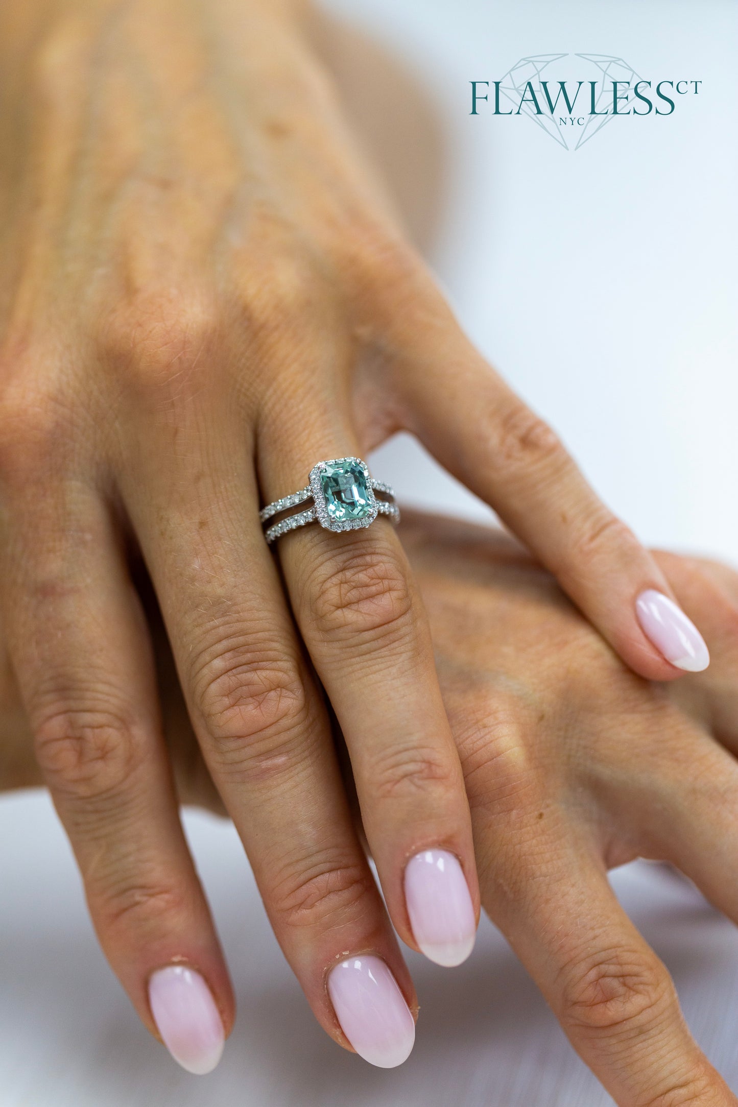 Blue Tourmaline Statement Ring