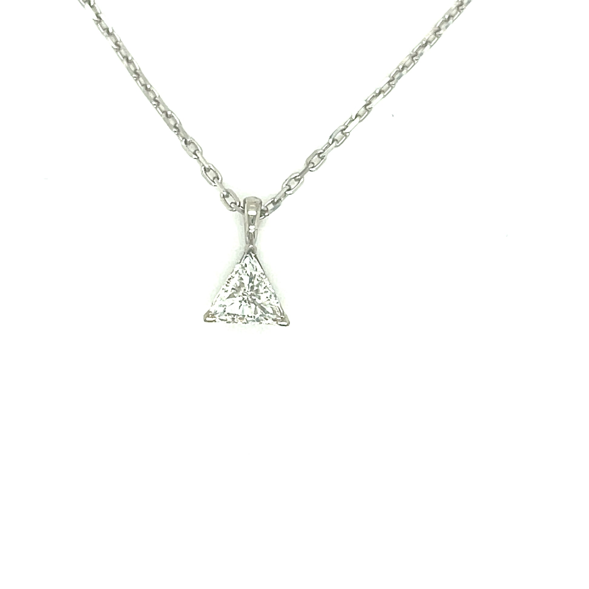 Trilliant Diamond Solitaire Pendant - FlawlessCarat