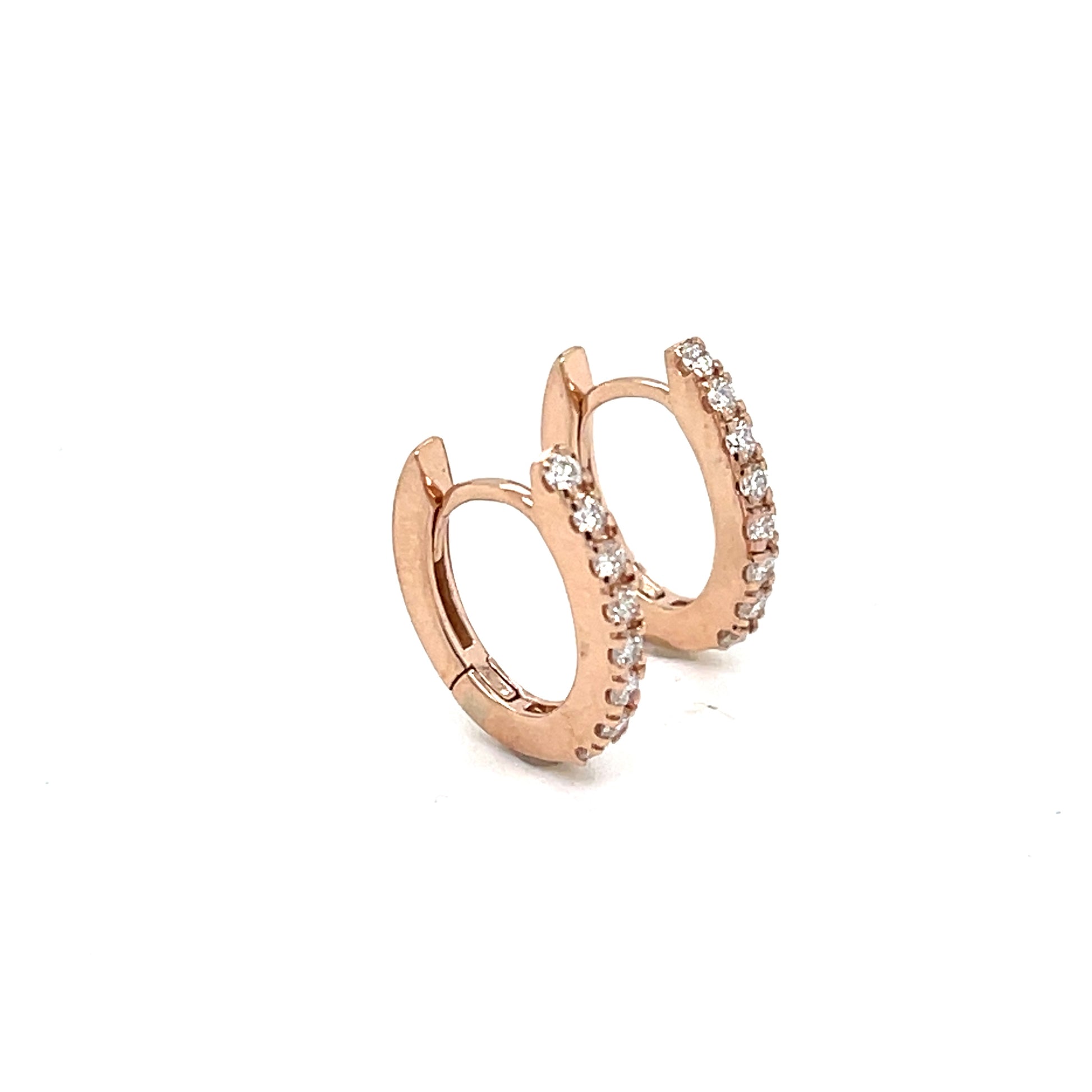 Diamond Huggy Earrings - FlawlessCarat