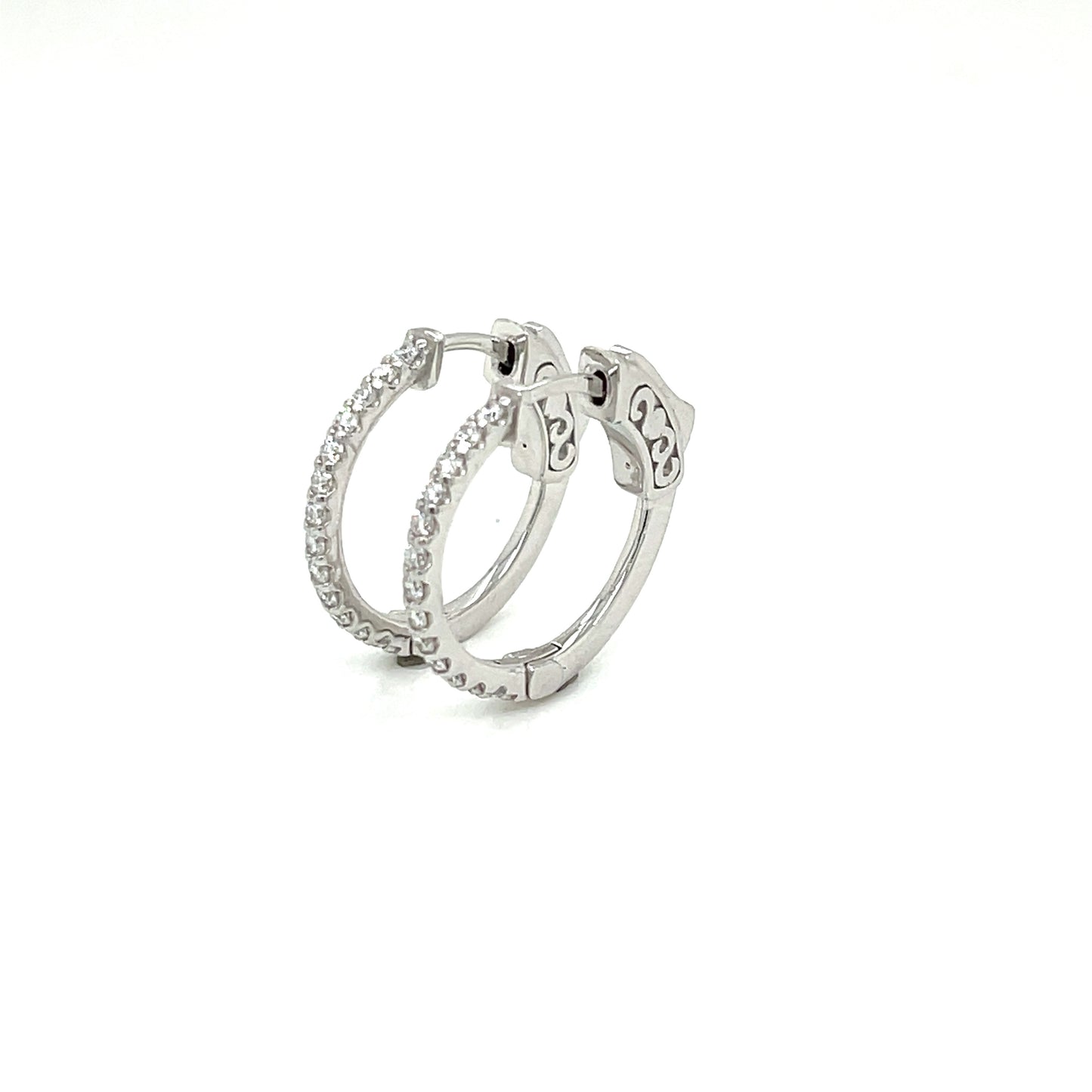 Diamond Hoop Earrings - FlawlessCarat