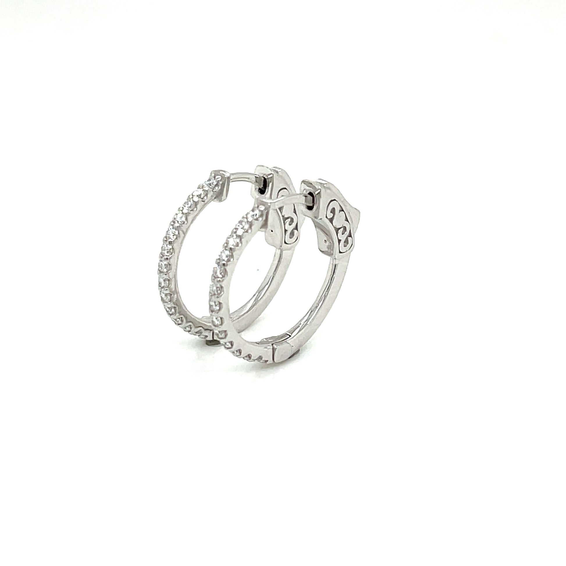 Diamond Hoop Earrings - FlawlessCarat