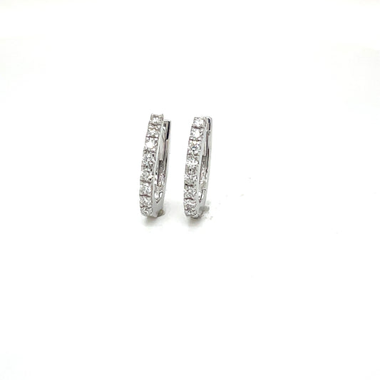 Diamond Huggy Earrings - FlawlessCarat