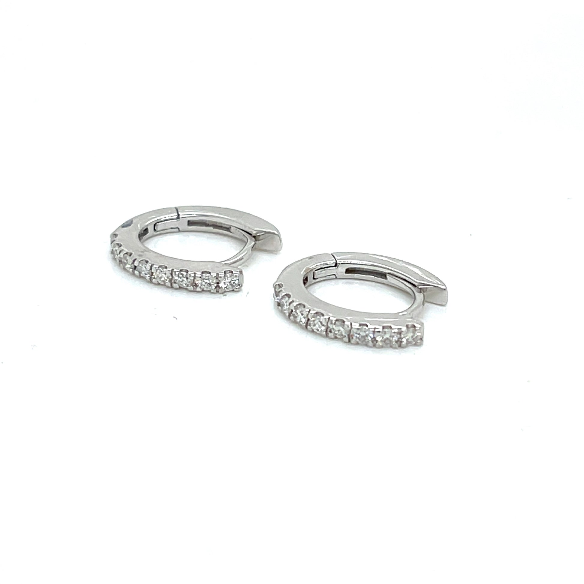 Diamond Huggy Earrings - FlawlessCarat