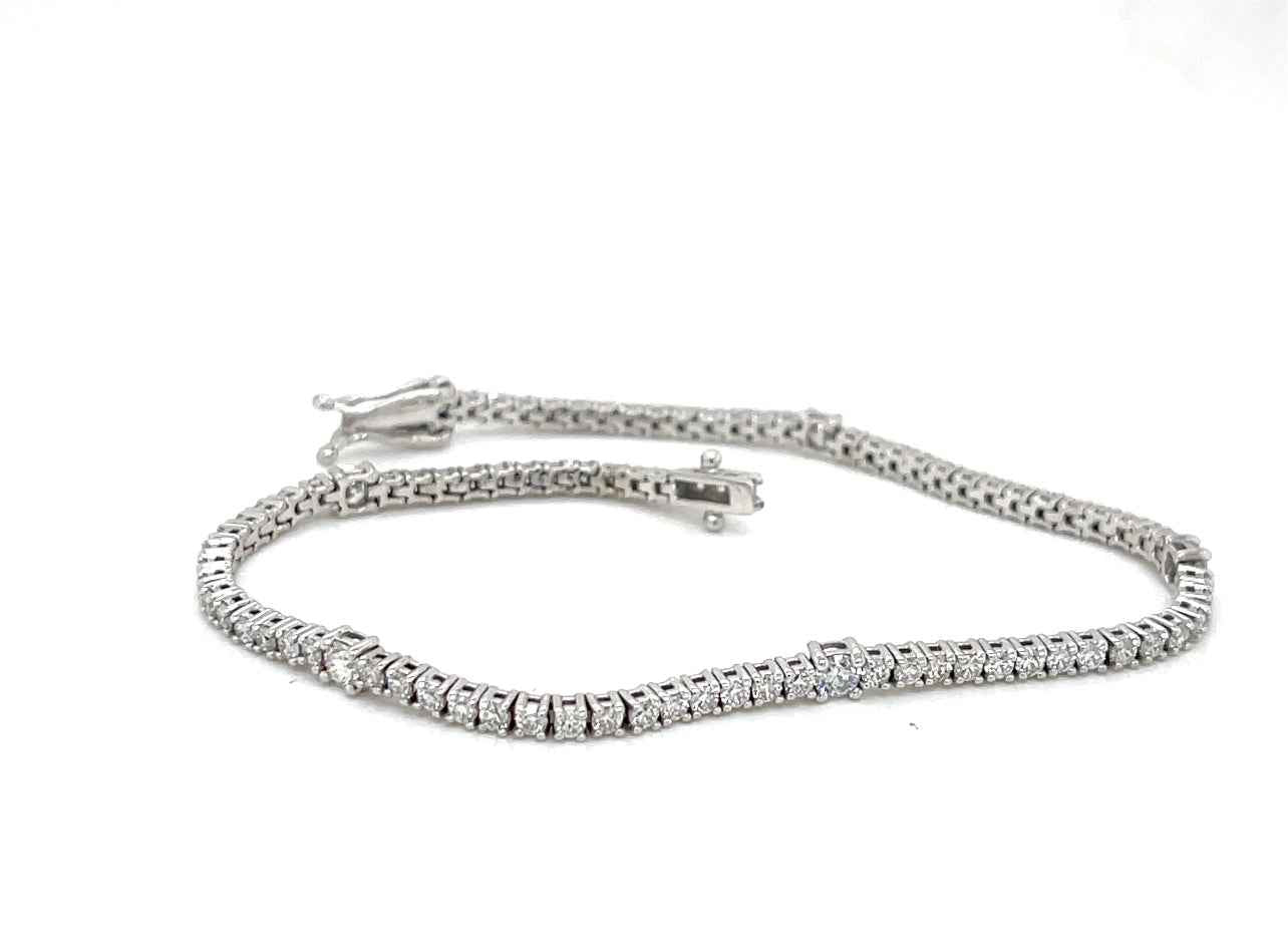 14 Karat Classic Tennis Bracelet