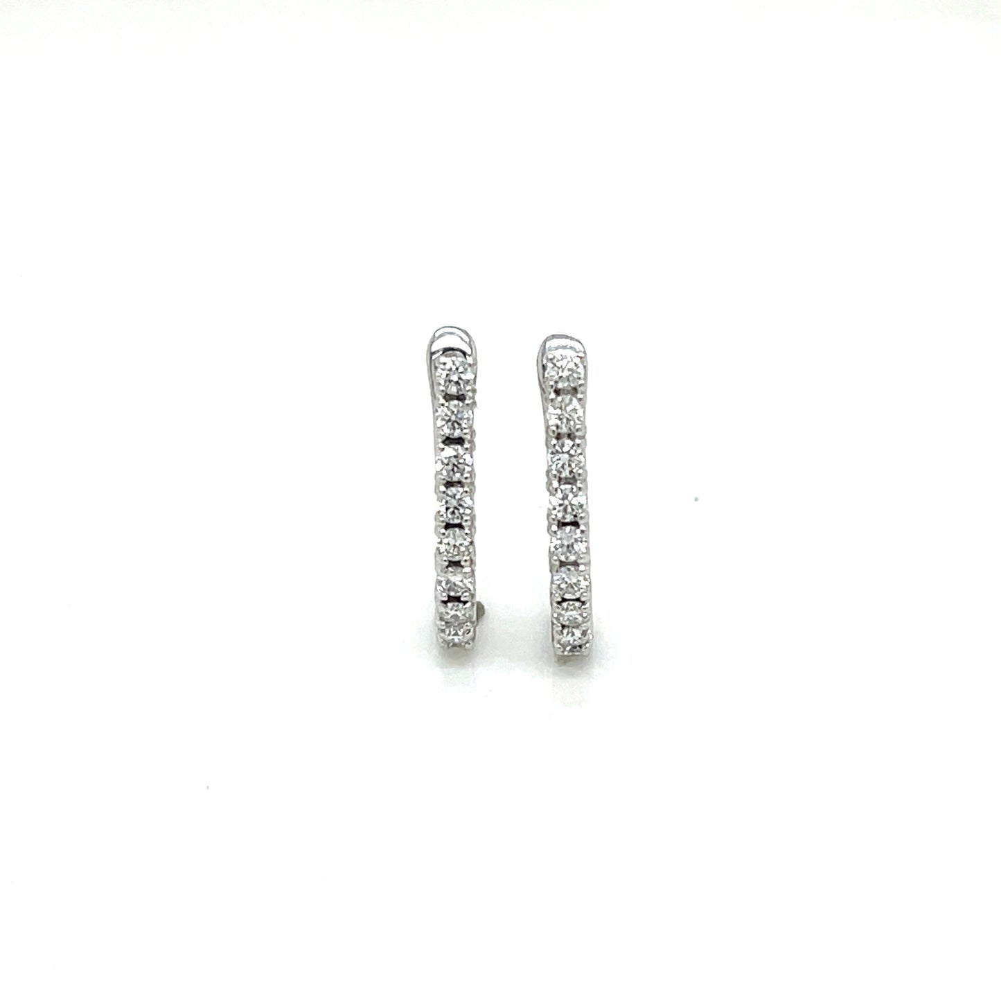 Diamond Huggie Earrings - FlawlessCarat