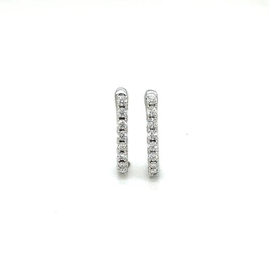Diamond Huggie Earrings - FlawlessCarat
