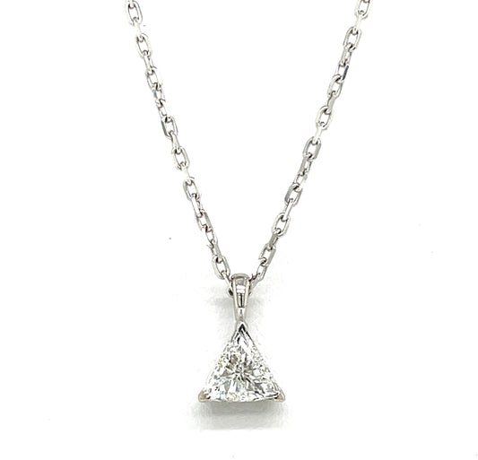 Trilliant Diamond Solitaire Pendant - FlawlessCarat