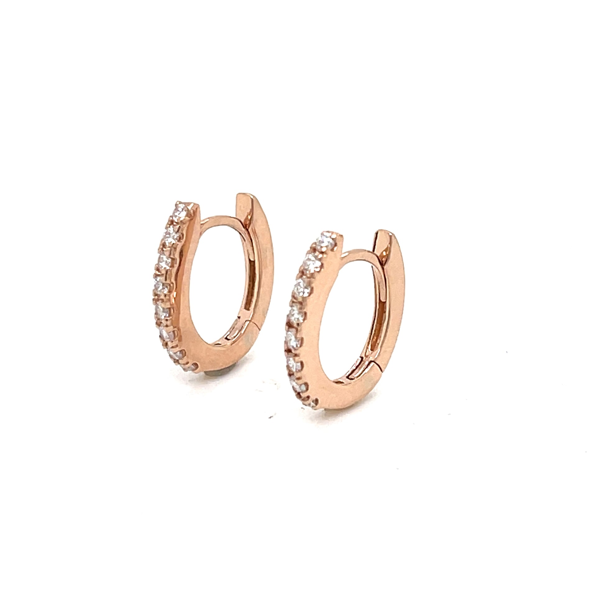 Diamond Huggy Earrings - FlawlessCarat