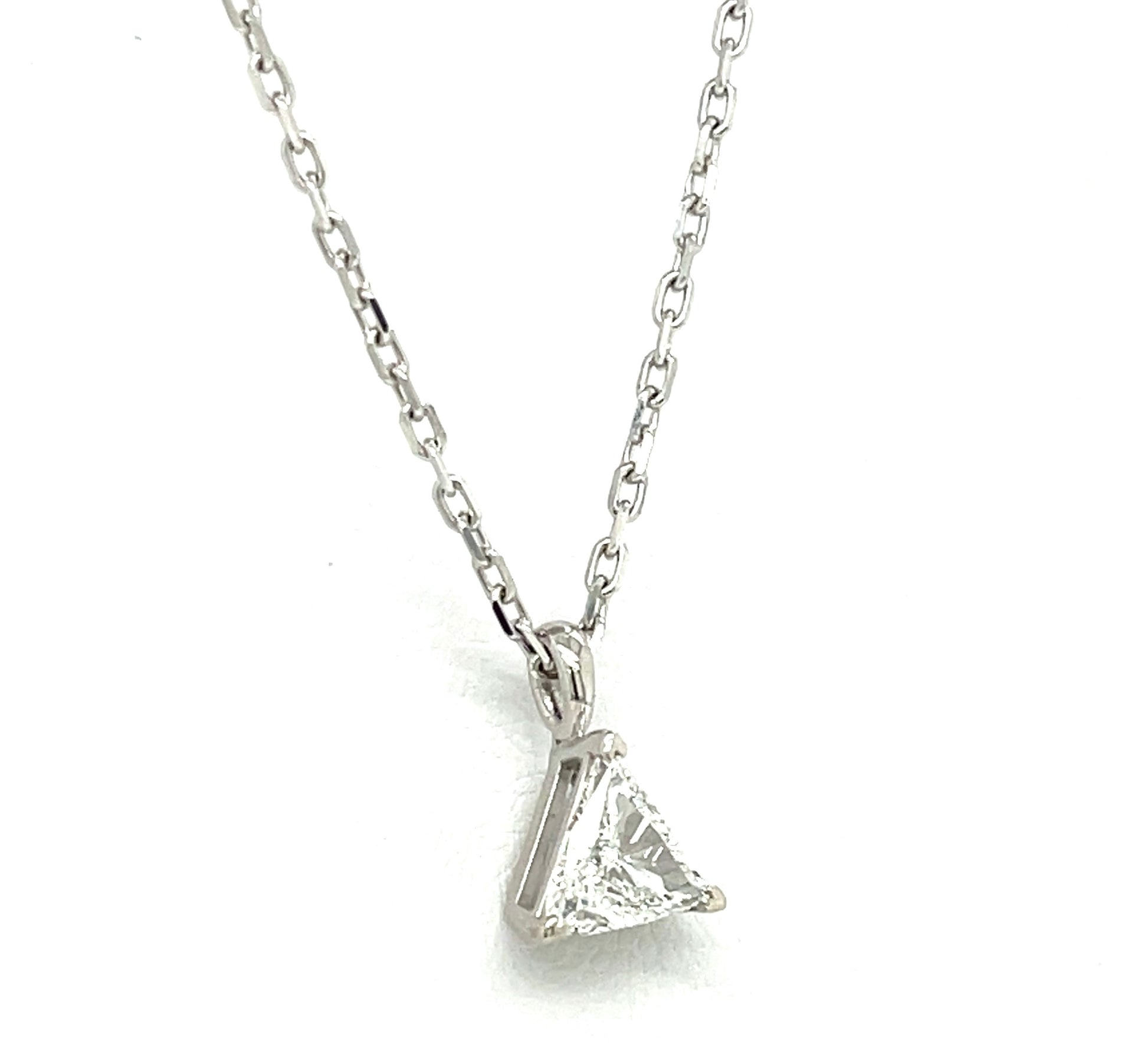 Trilliant Diamond Solitaire Pendant - FlawlessCarat