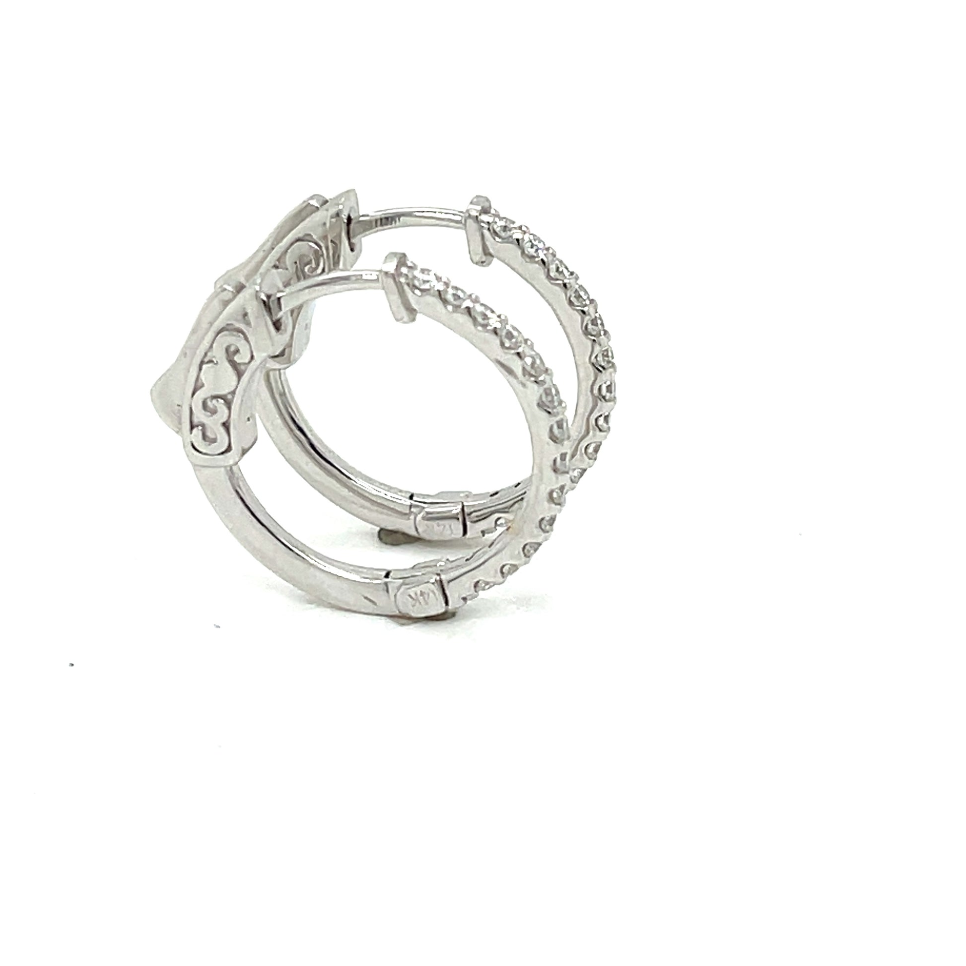 Diamond Hoop Earrings - FlawlessCarat