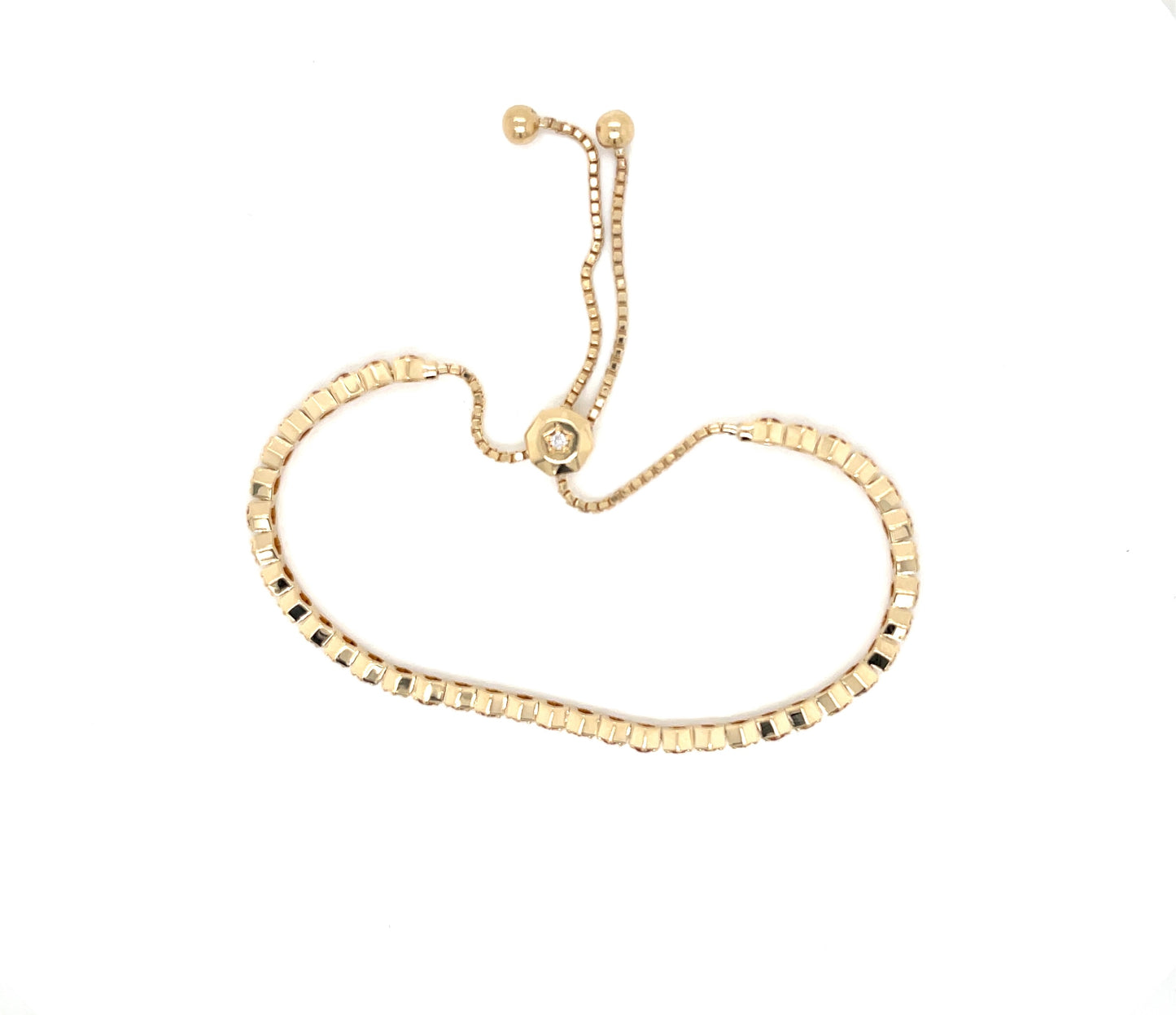 14kt. Yellow Gold Citrine Bolo Bracelet - FlawlessCarat