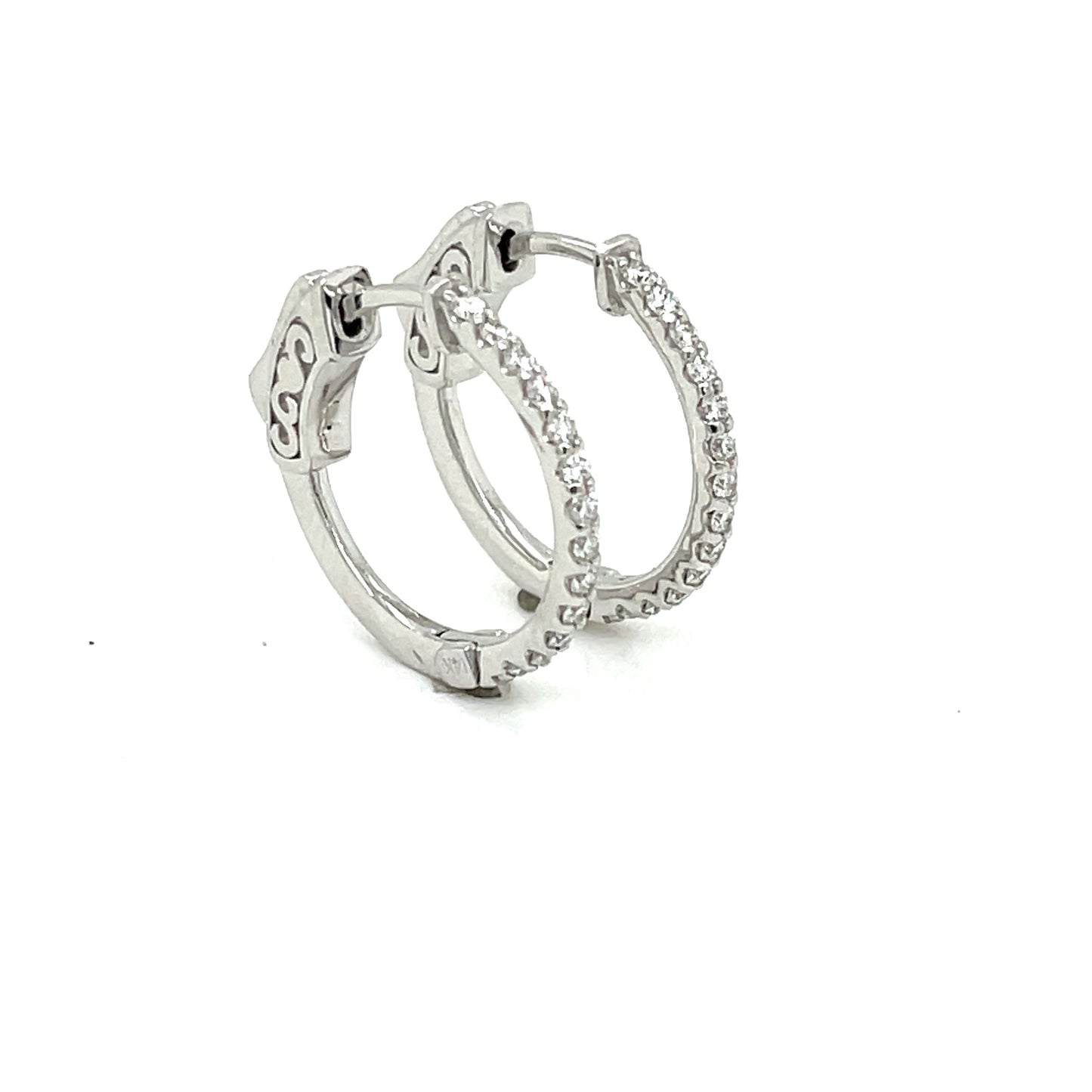 Diamond Hoop Earrings - FlawlessCarat