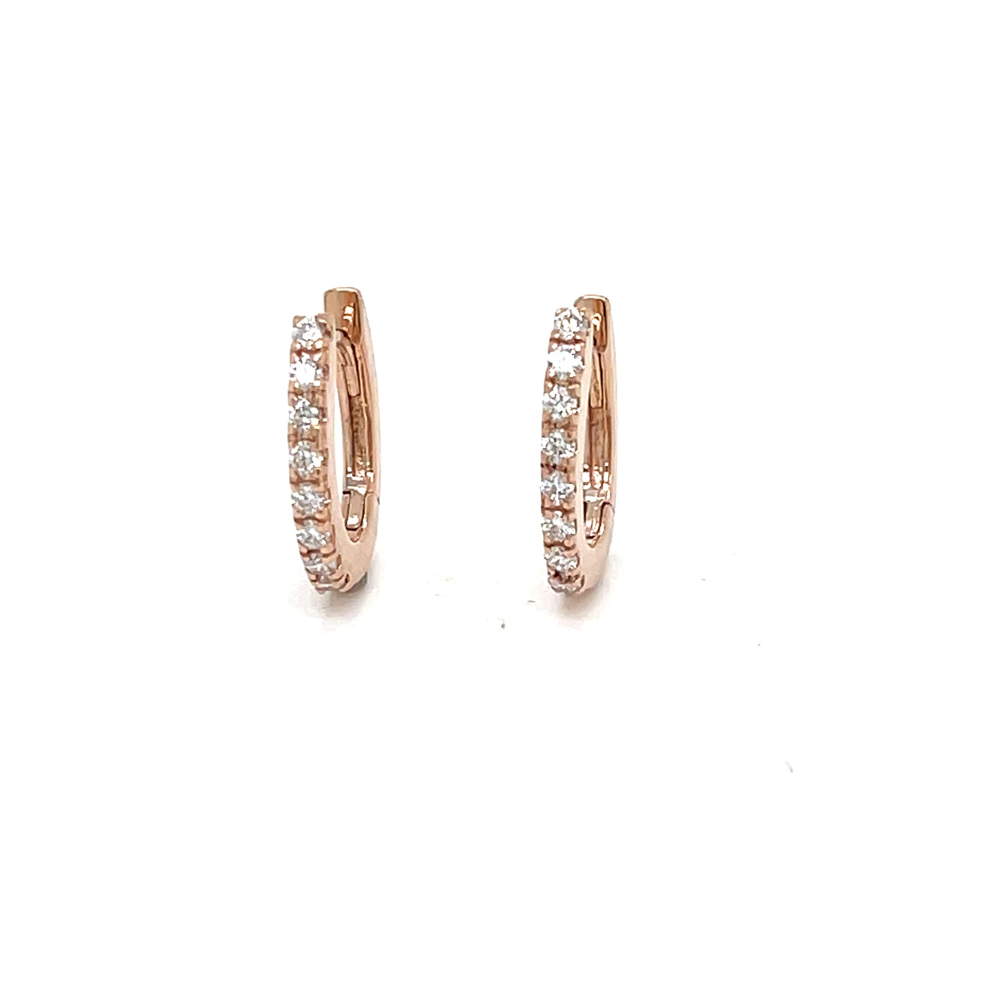 Diamond Huggy Earrings - FlawlessCarat