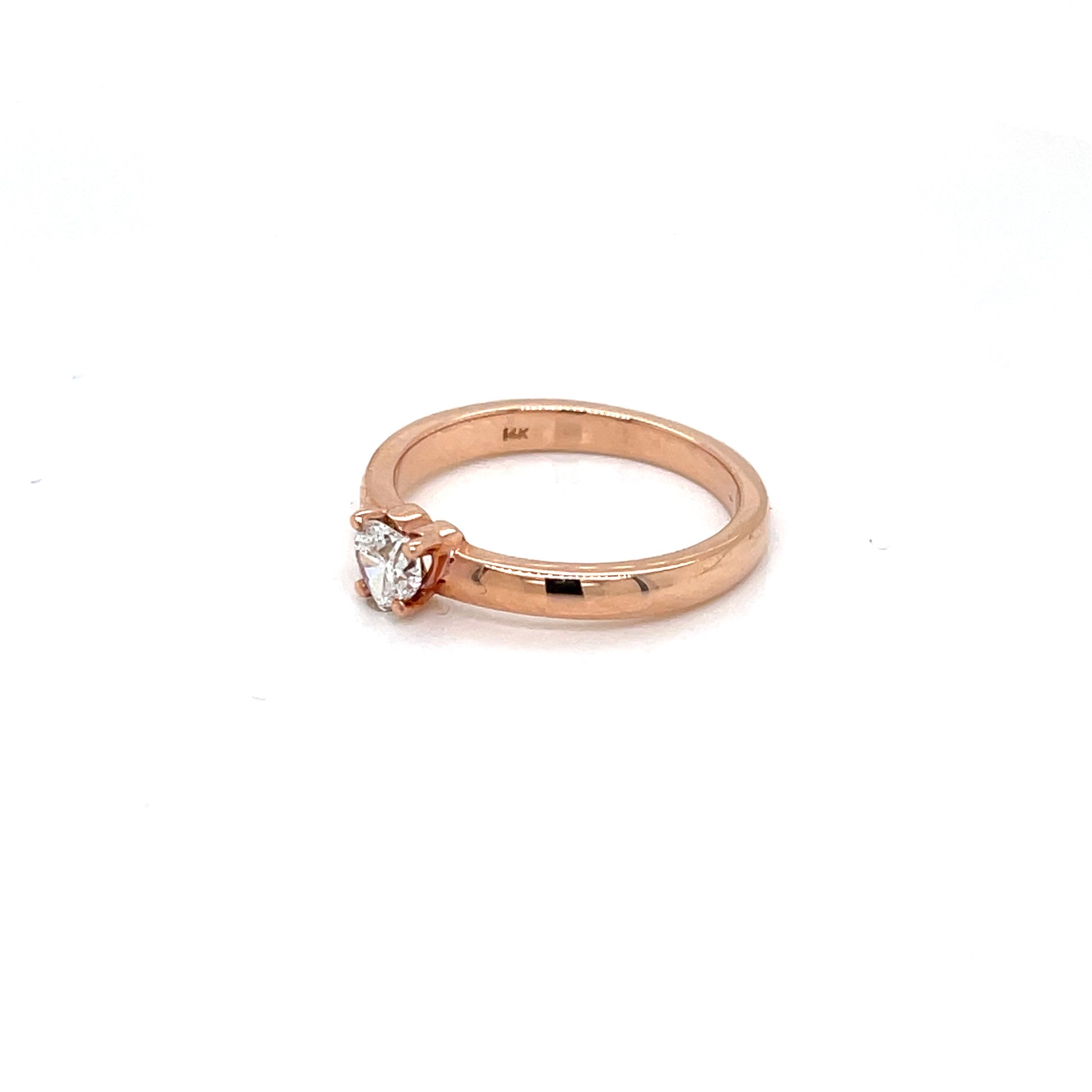 Heart  Solitaire Diamond Ring - FlawlessCarat