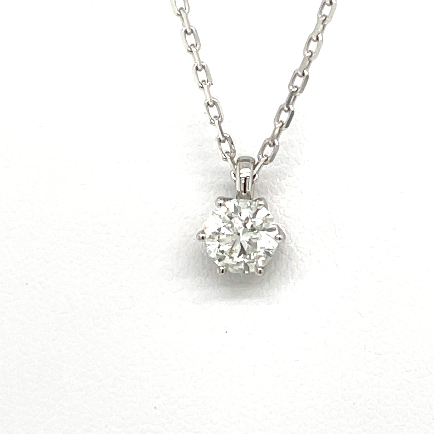 Round Diamond Solitaire Pendant - FlawlessCarat