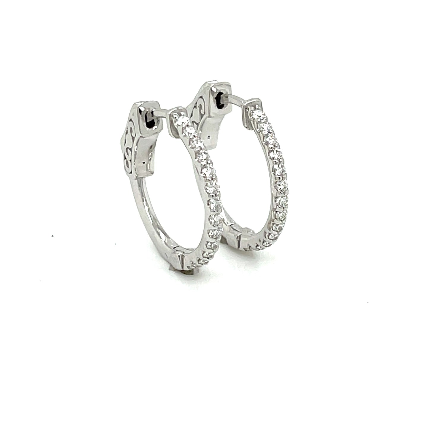 Diamond Hoop Earrings - FlawlessCarat