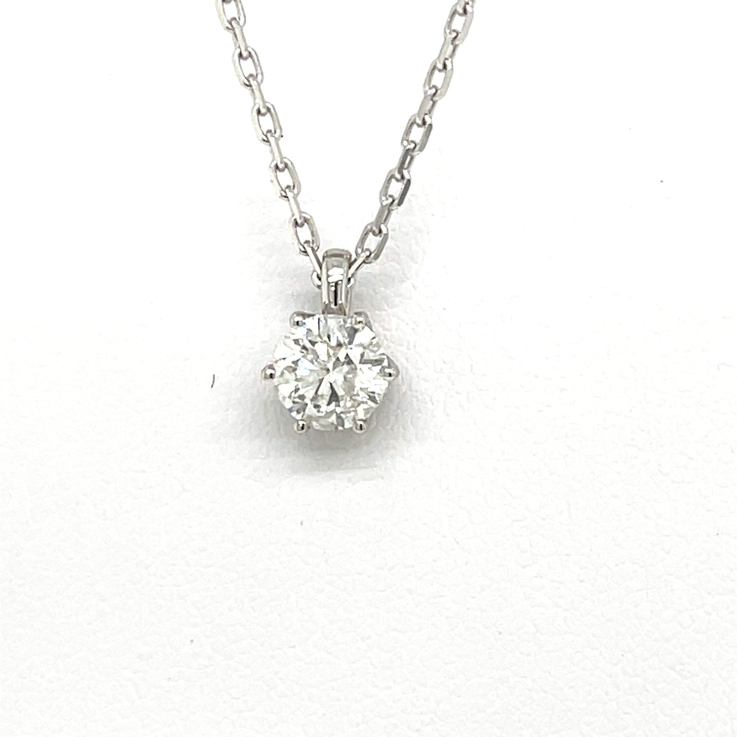 Round Diamond Solitaire Pendant - FlawlessCarat