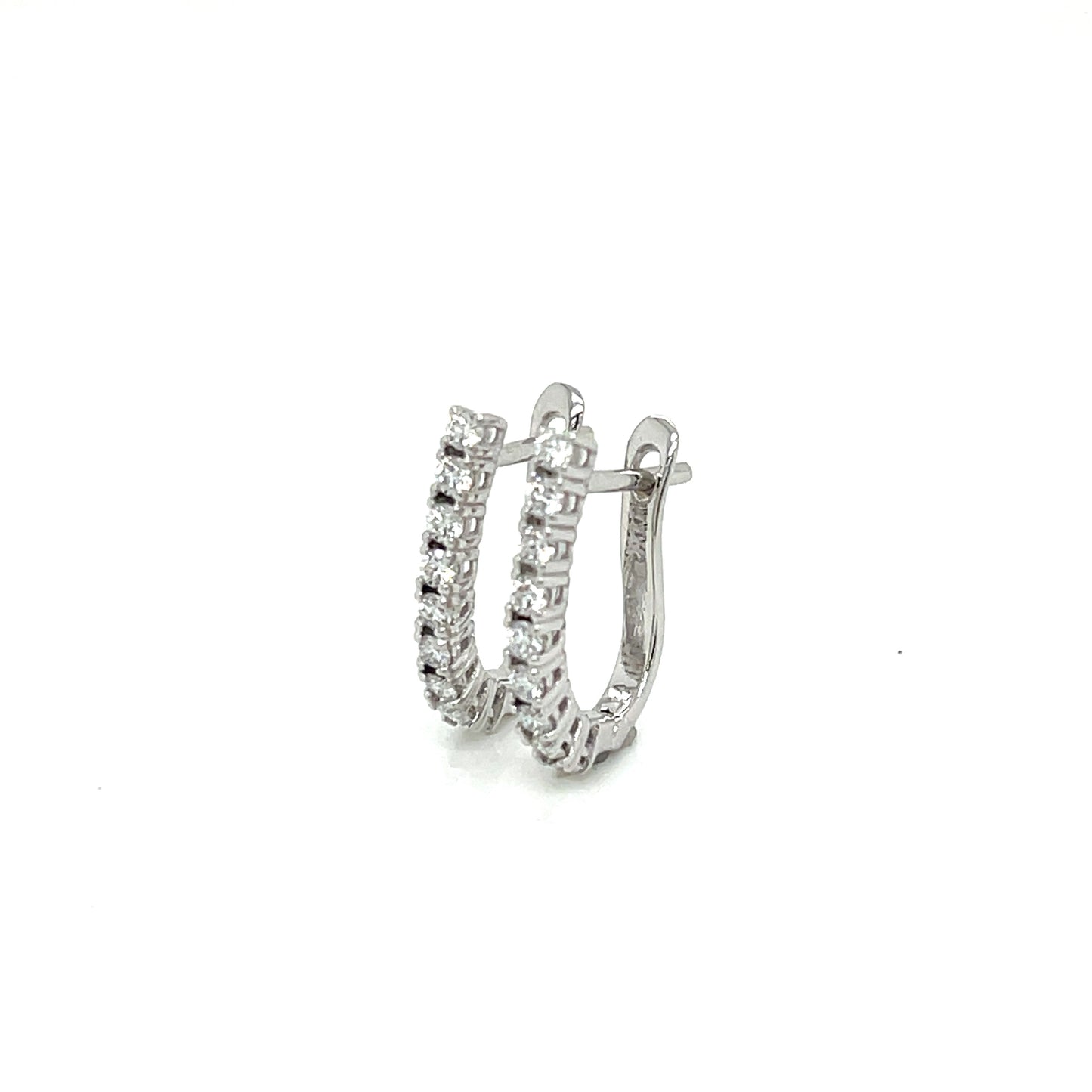 Diamond Huggie Earrings - FlawlessCarat