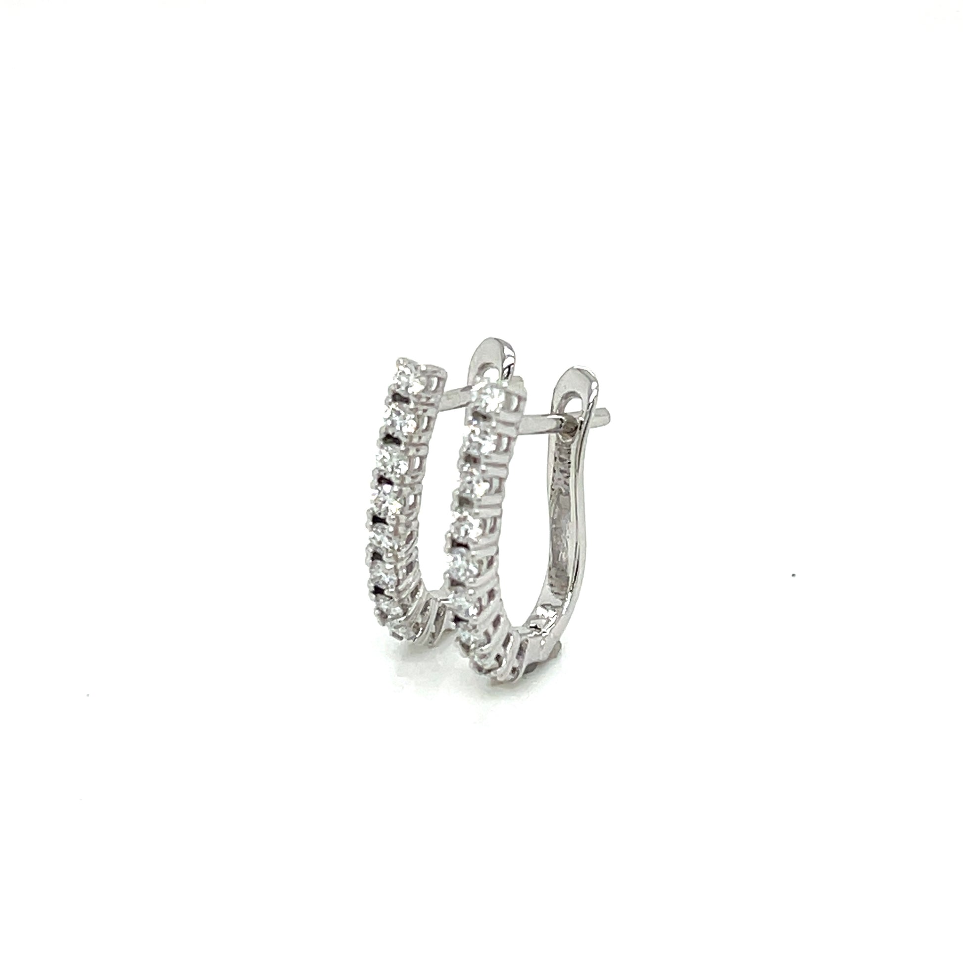 Diamond Huggie Earrings - FlawlessCarat
