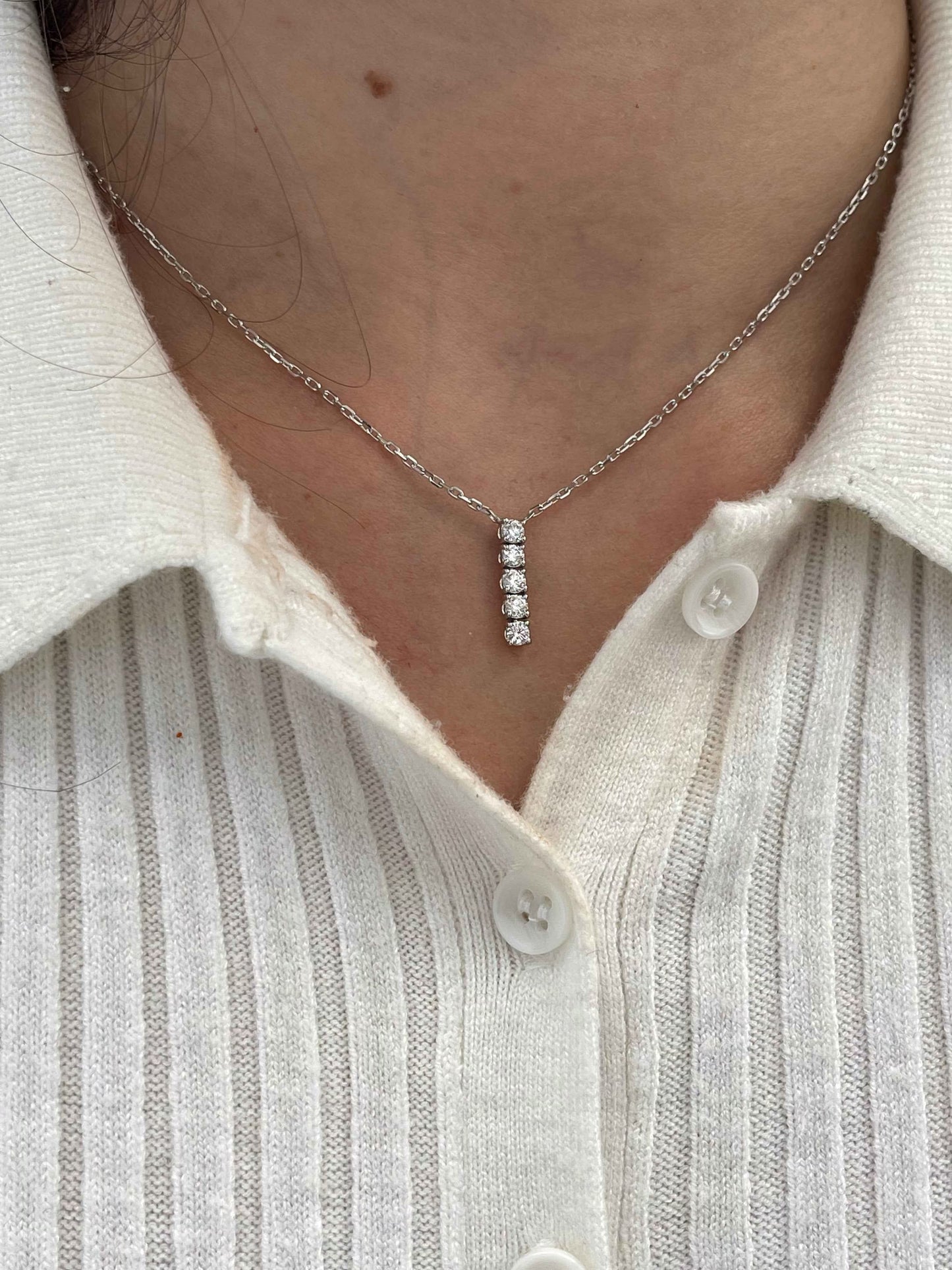 Icicle Diamond Drop Pendant