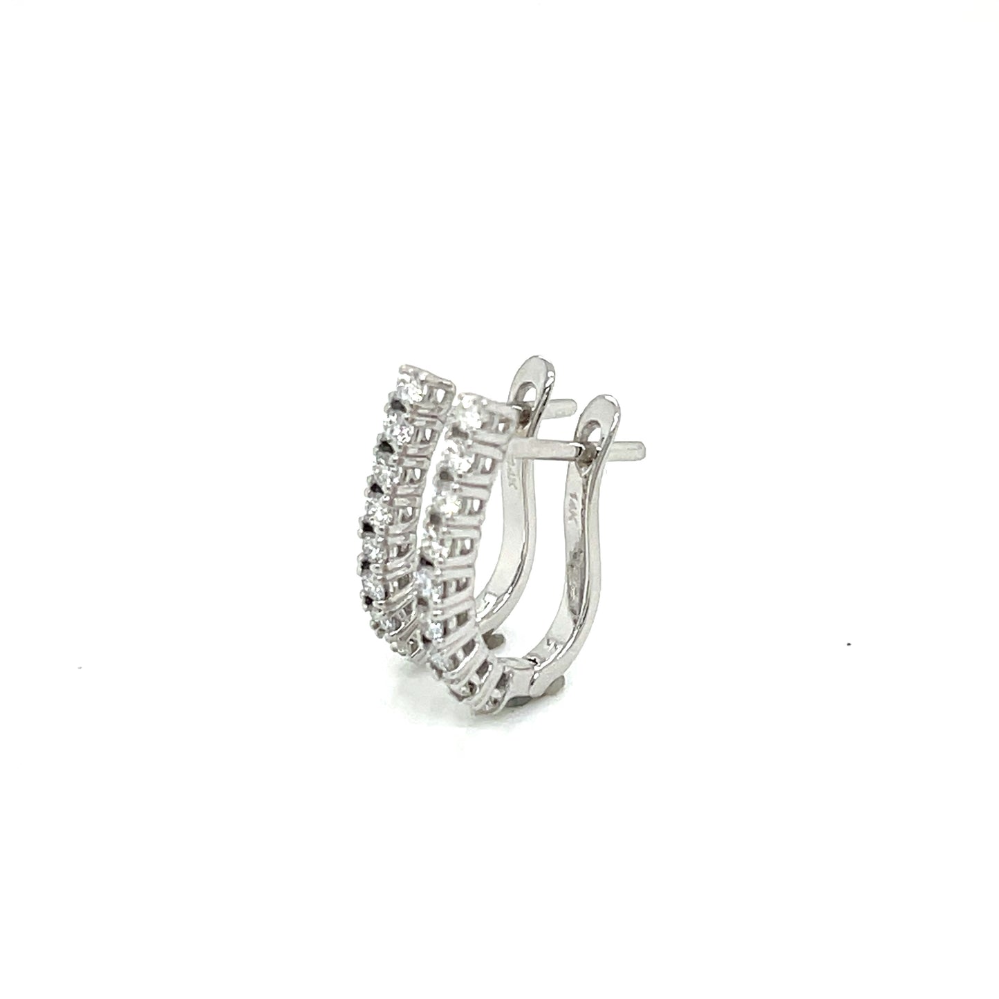 Diamond Huggie Earrings - FlawlessCarat