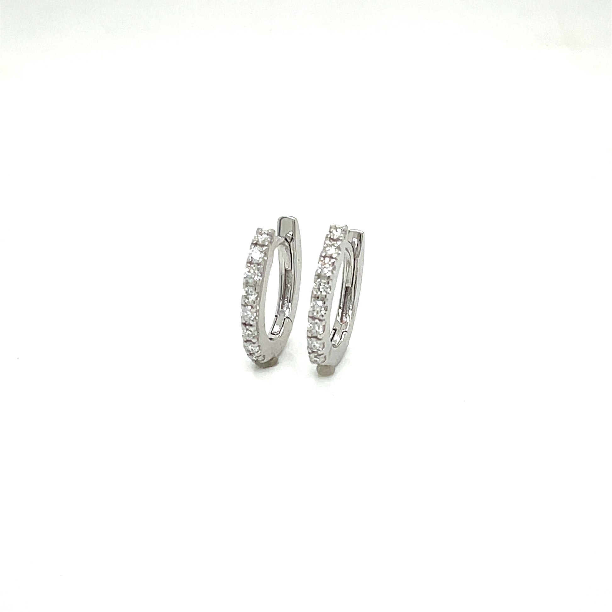 Diamond Huggy Earrings - FlawlessCarat