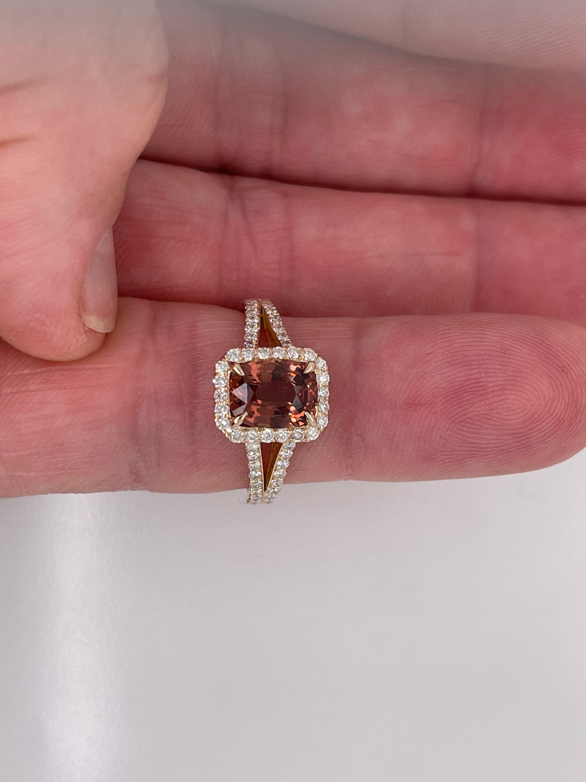 14kt. YG Sapphire and Diamond Ring - FlawlessCarat