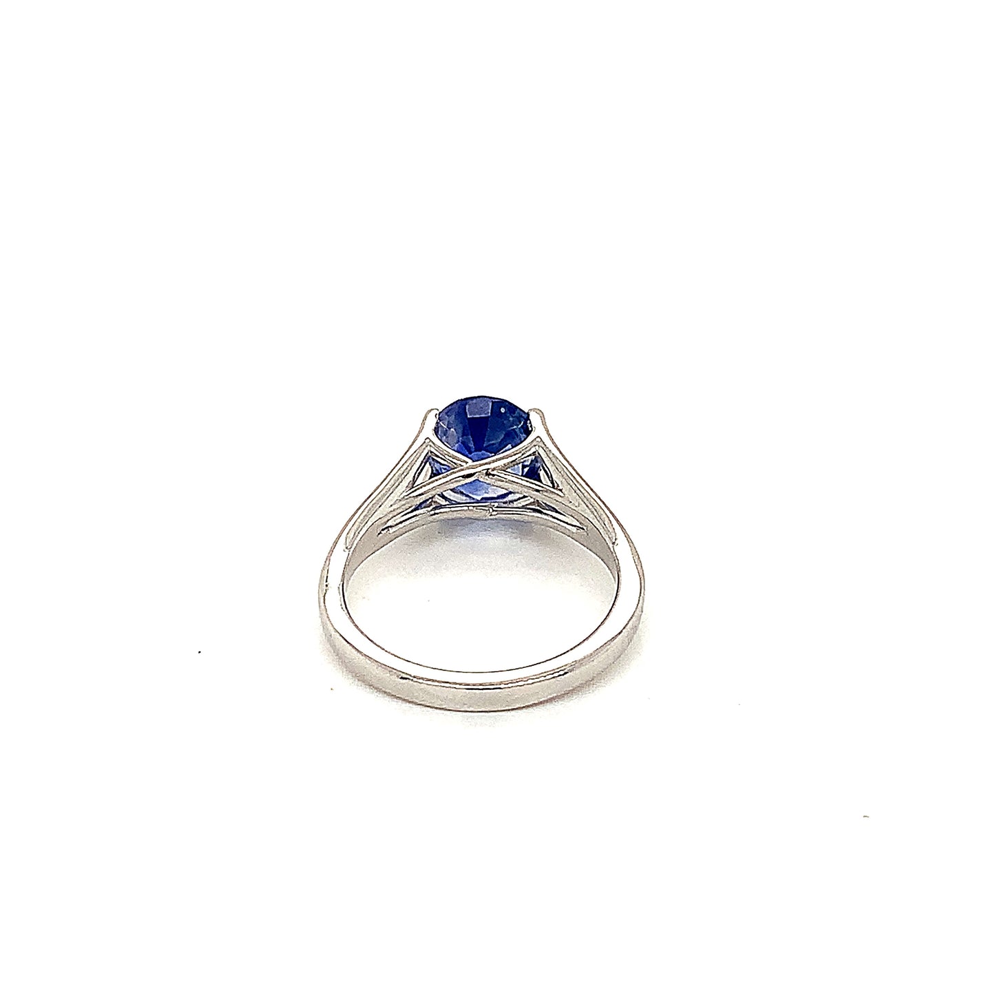 Oval Blue Sapphire Solitaire - FlawlessCarat