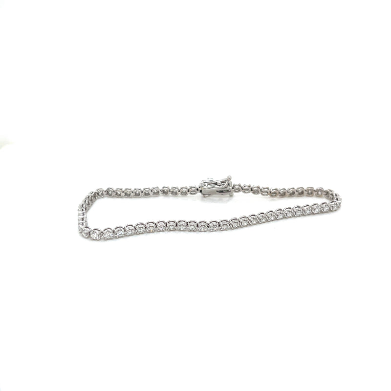 Classic Straight Line Tennis Bracelet - FlawlessCarat