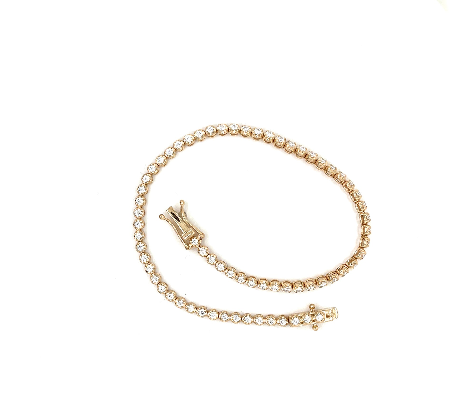 Classic Straight Line Tennis Bracelet - FlawlessCarat