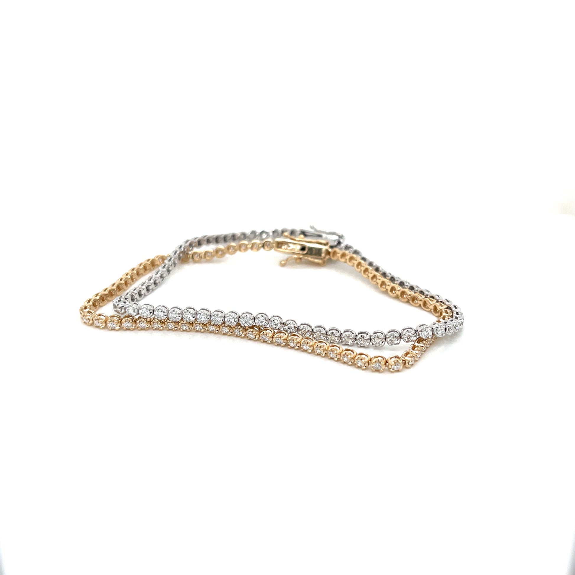 Classic Straight Line Tennis Bracelet - FlawlessCarat