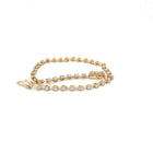 Straight Line Yellow Gold Mini Bar Bracelet - FlawlessCarat