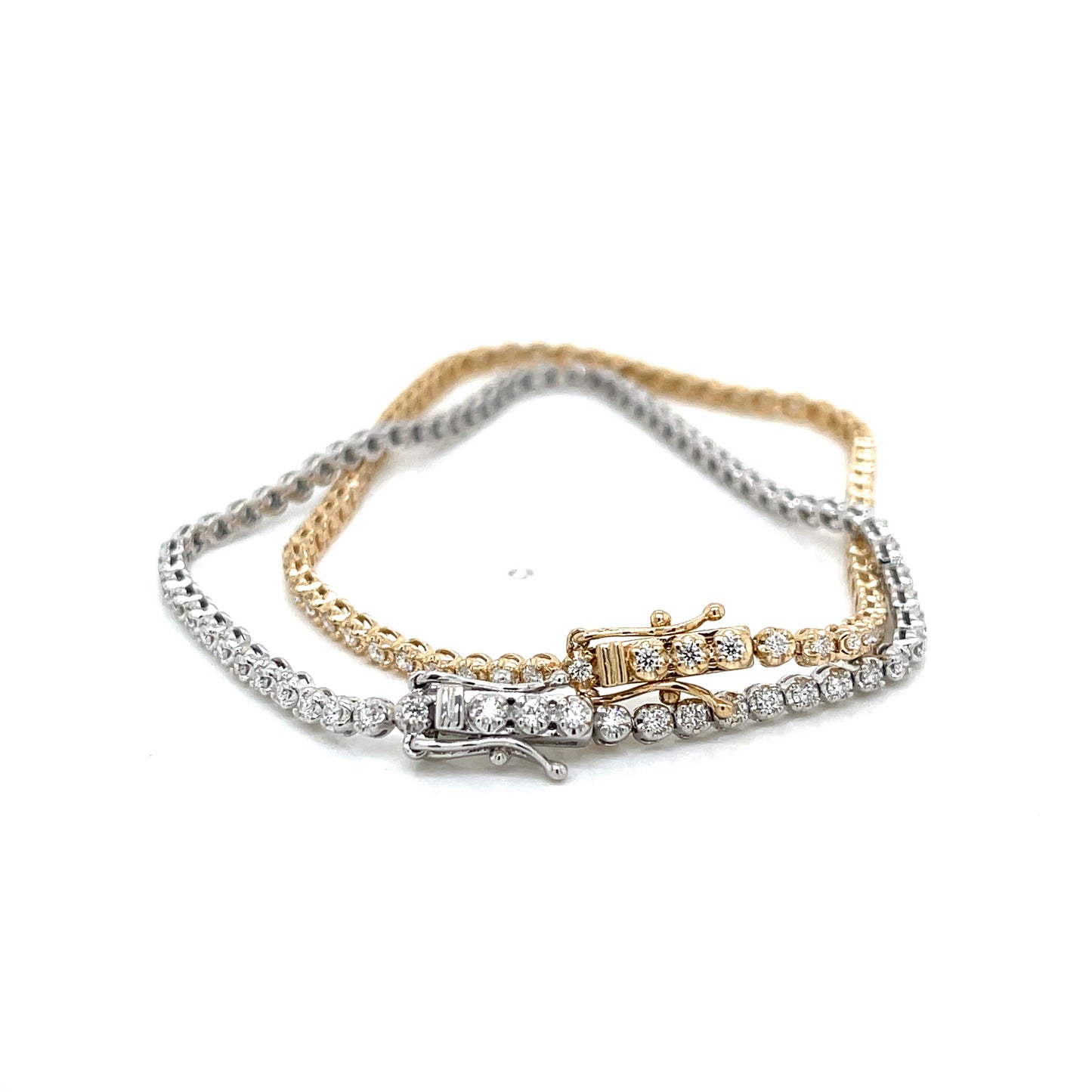 Classic Straight Line Tennis Bracelet - FlawlessCarat