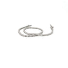 Classic White Gold Straight Line Tennis Bracelet - FlawlessCarat