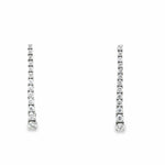 1.85 Carat Lab-Grown Diamond Drop Earrings in 14K White Gold
