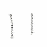 1.85 Carat Lab-Grown Diamond Drop Earrings in 14K White Gold