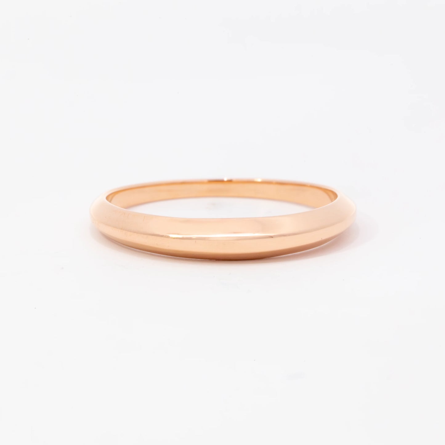 14kt Gold Domed Band