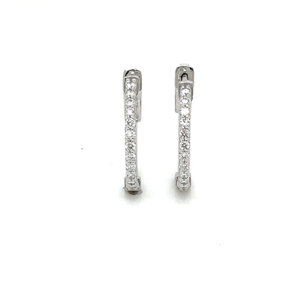 Diamond Hoop Earrings - FlawlessCarat