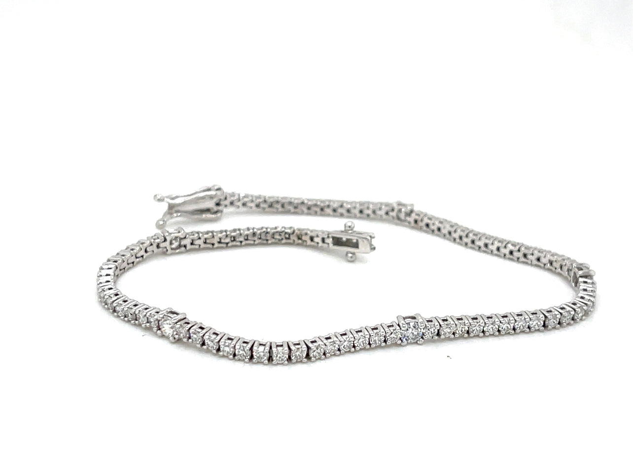 14 Karat Classic Tennis Bracelet - FlawlessCarat
