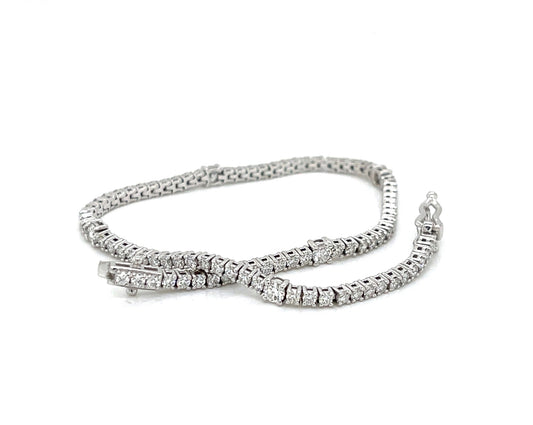 14 Karat Classic Tennis Bracelet - FlawlessCarat