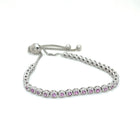 Pink Sapphire Bezel Bracelet - FlawlessCarat