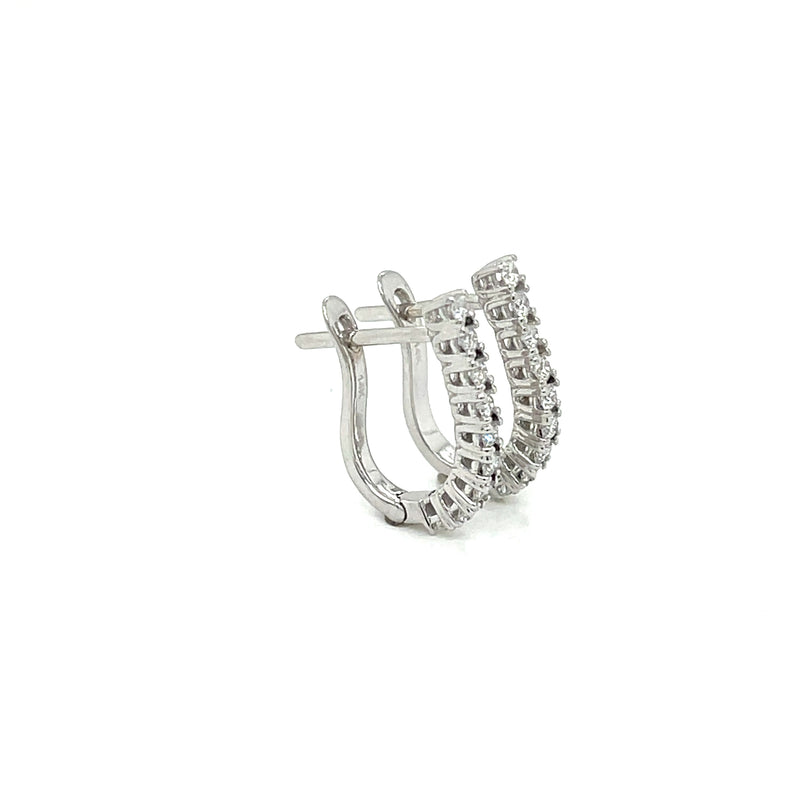 Diamond Huggie Earrings - FlawlessCarat
