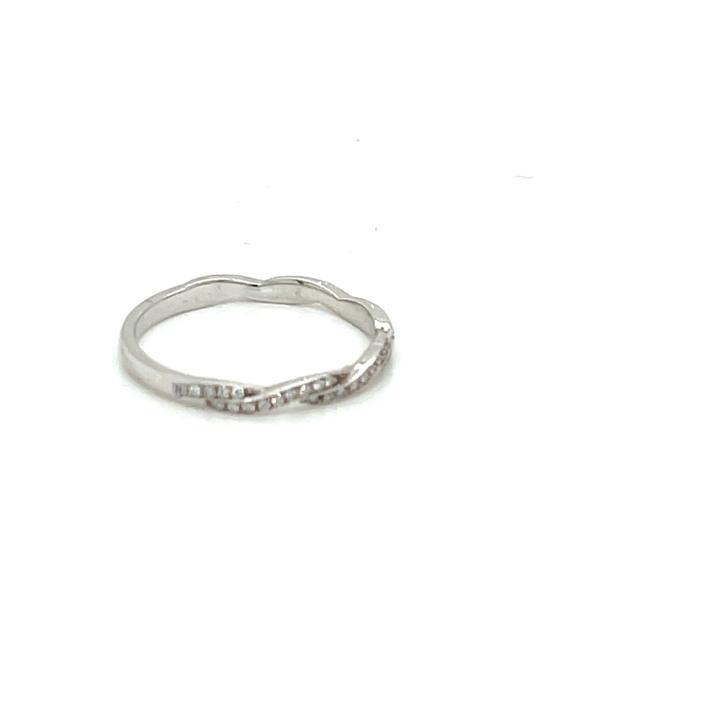 White Gold Diamond Wedding Band - FlawlessCarat