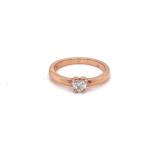 Heart  Solitaire Diamond Ring - FlawlessCarat