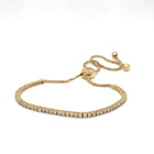 Yellow Gold Adjustable Diamond Bracelet - FlawlessCarat