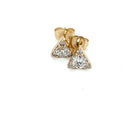 Triangle Shaped Diamond Studs - FlawlessCarat