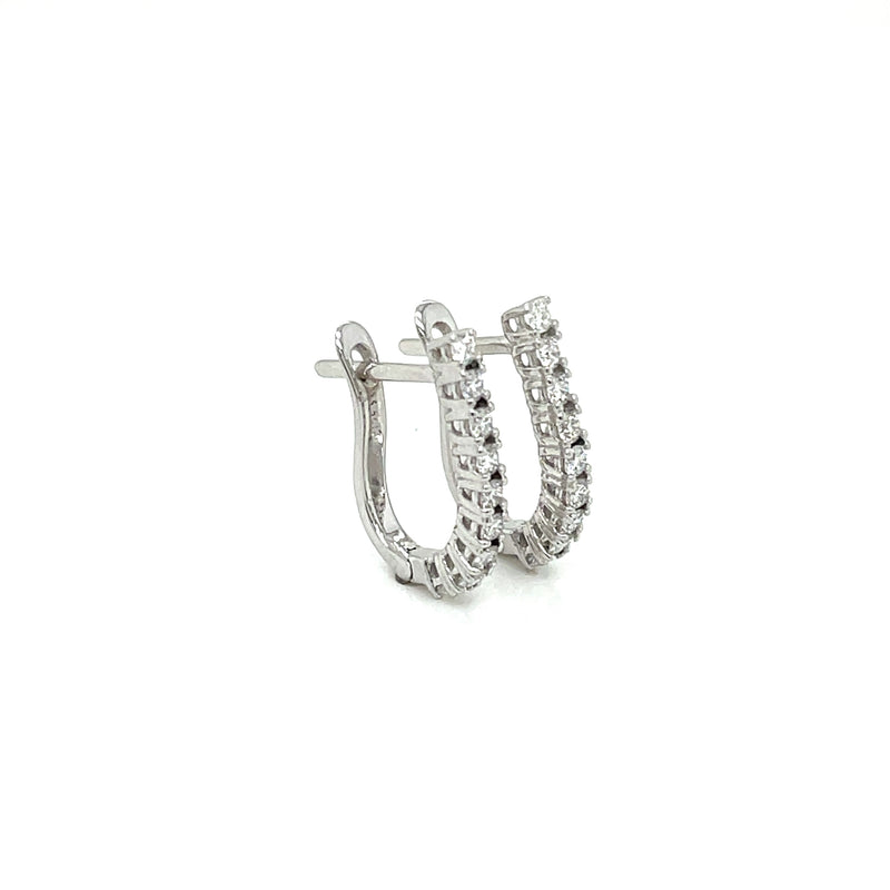 Diamond Huggie Earrings - FlawlessCarat