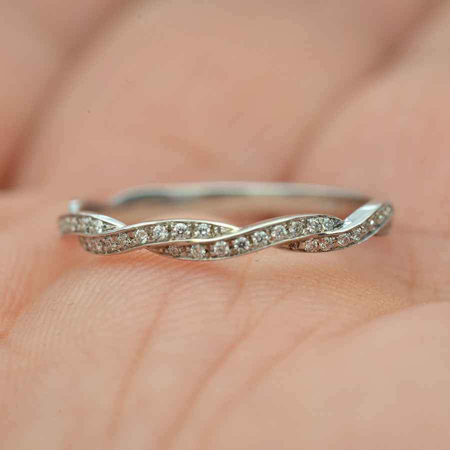 White Gold Diamond Wedding Band