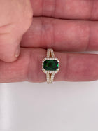 14kt. YG Tsavorite Diamond Ring - FlawlessCarat